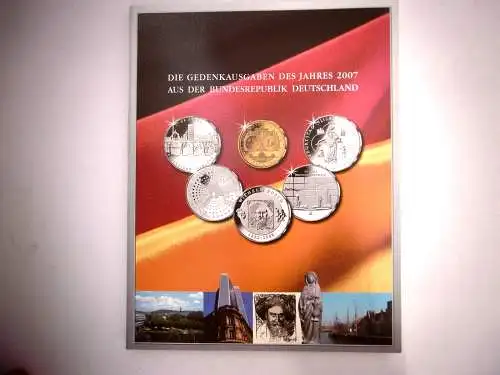 Offizielles Euro Gedenkmünzenset der BRD 2007 (MDM)