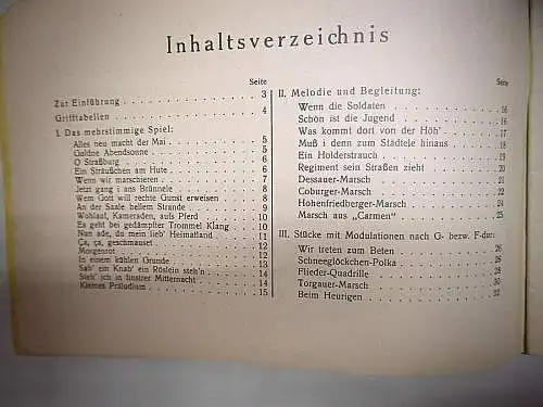 Heftchen "Mein Spielbuch für die Mundharmonika" Georg Michel 1930er Jahre