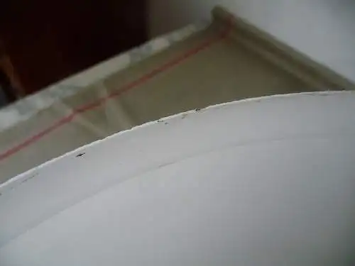 Großer Lampenschirm Glas weiß für Deckenleuchte