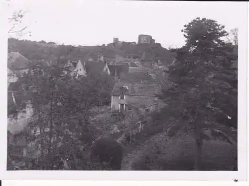 Orig. Foto Montoire-sur-le-Loir ? Burg ca. 1940