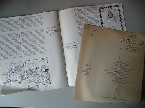 Theaterprogramm Heft Deutsches Nationaltheater Weimar/ Shakespeare Pericles 1978