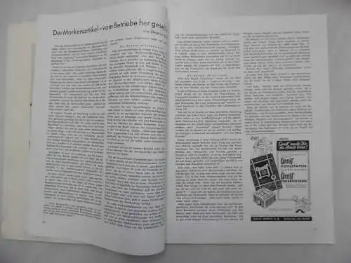 "Der Markenartikel" Festausgabe vom 18.2.1936