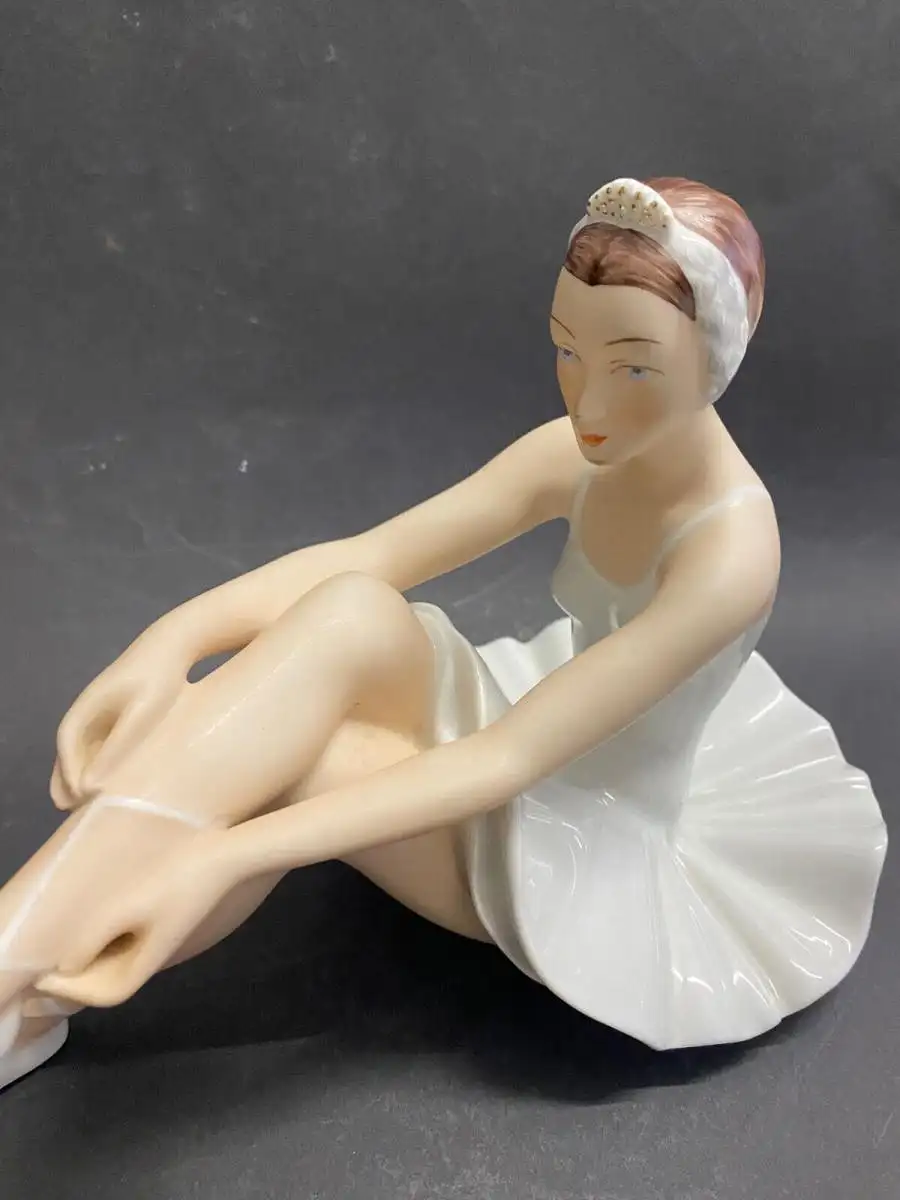 Bezaubernde Porzellan Figur Ballerina Royal Dux 2