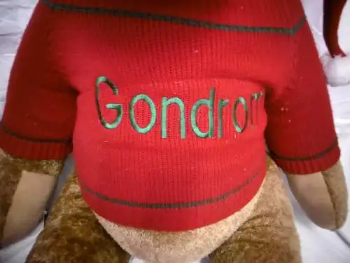 Vintage Riesenteddy "Gondi" Gondrom Maskotchen (Unicef) , Höhe ca. 140 cm