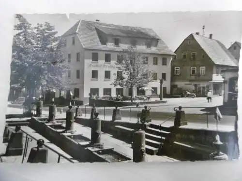 Alte PK / Echtfotokarte "Gasthof z. Mümling-Quelle Beerfelden / Odenwald"