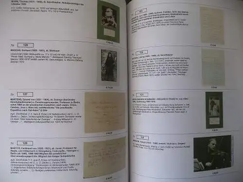 Axel Schmolt Auktionshaus Autographen Festpreis Katalog 2002/03