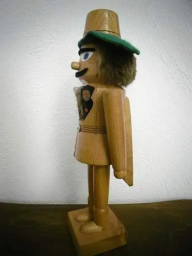 Nussknacker DDR, Holz, Erzgeb. Volkskunst, 34 cm
