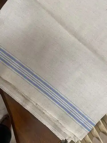 3 schöne große Leinentücher in Naturfarbe