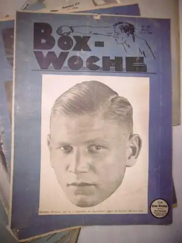 Stk.Preis 9,90 € !!! Alte Zeitschrift "Box Sport" von 1926/ 1927/ 1928/ 1938