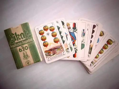 Altes Kartenspiel "Preußisches Doppelbild Nr. 620"