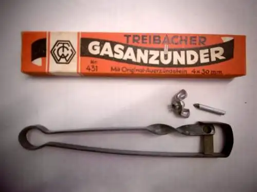 Retro! Treibacher Gasanzünder im originalen Karton