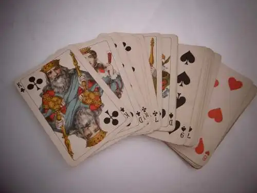 Alte Spielkarten 32 Stück