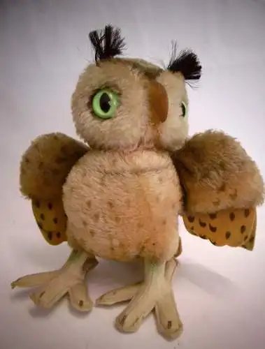 Vintage Plüschtier von STEIFF: "Eule Witti"