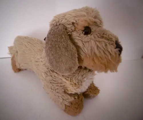 Vintage Plüschtier "Steiff-Knopf im Ohr", Kuscheliger Hund, Siener