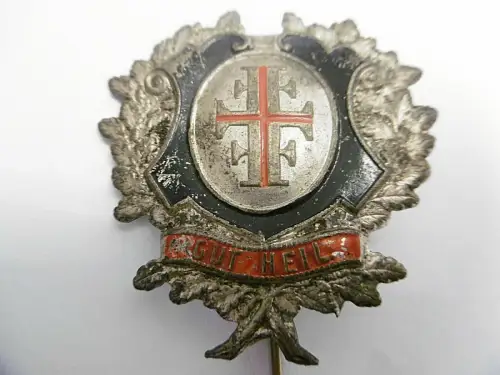 Altes Abzeichen mit Anstecknadel "Gut Heil"