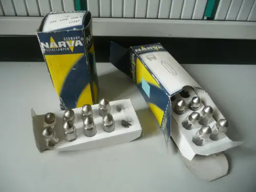 15 x Narva Speziallampe Glühlampe Kennzeichenleuchte