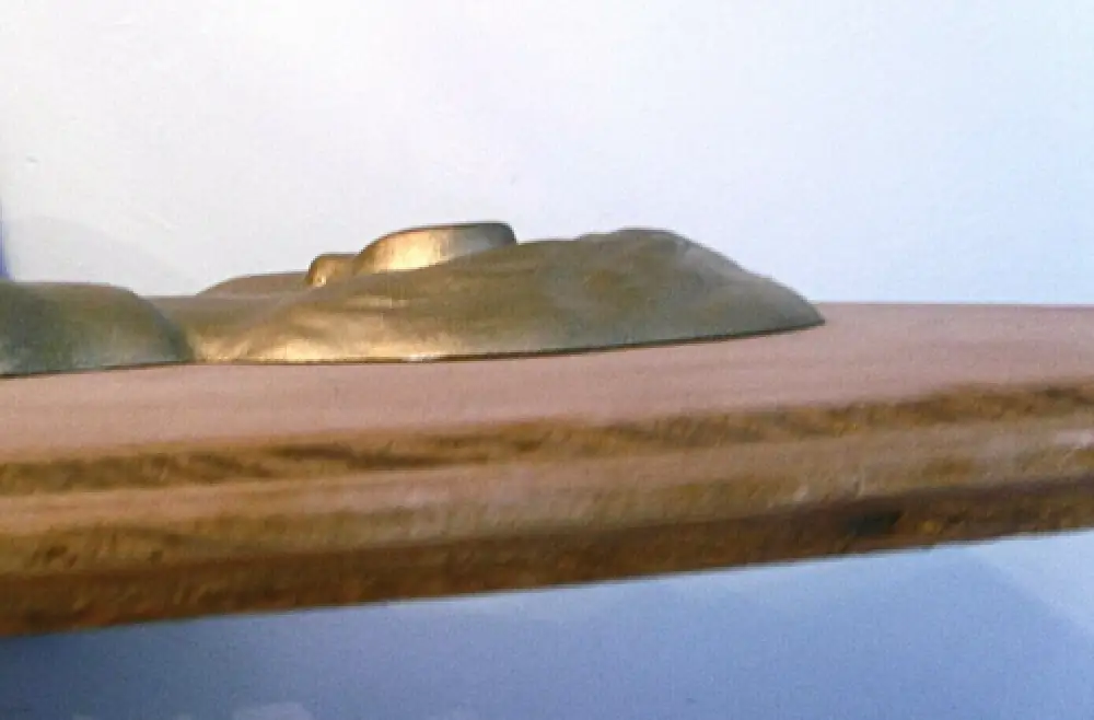 Leninrelief , Guss auf Holz  3