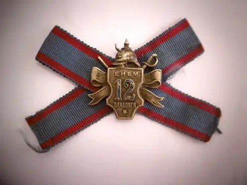 Orig. Abzeichen "Dragoner 12"