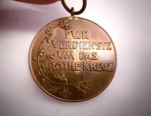 (Tragbare) Rote Kreuz Medaille 3. Klasse aus 1898 in Bronze
