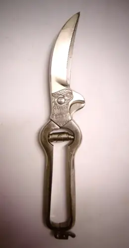 Vintage Geflügelschere ADLER, Länge ca. 26 cm