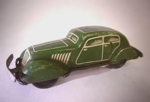 Vintage Blechauto Distler Made in Germanny, 1930erJahre, mit Schlüssel