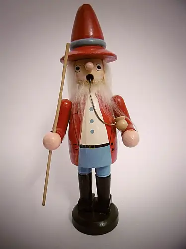 Schöner traditioneller Räuchermann , Holz , ca. 24 cm