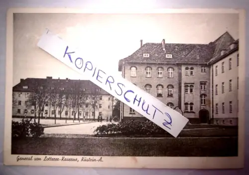 Alte PK "Lotterer-Kaserne", gelaufen 1940