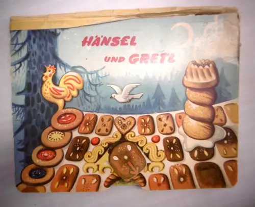 Hänsel & Gretl Pop up Buch, 1959, Artia Prag - Rarität!!!