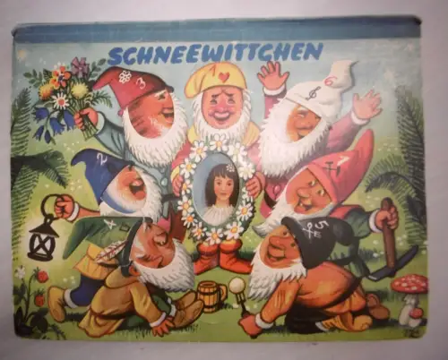Schneewittchen Pop up Buch, 1959, Artia Prag - Rarität!!!