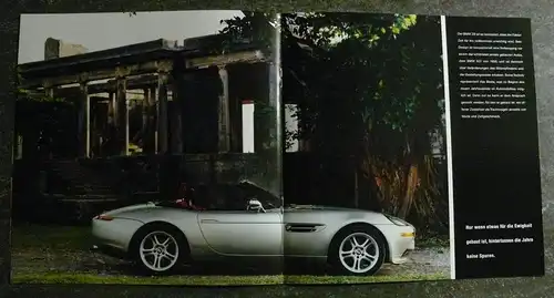 BMW Z8 Roadster E52/007 James Bond-The World is not Enough Prospekt/brochure/opuscolo/prospectus 99