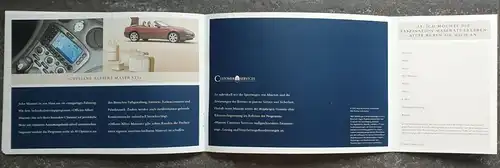 Maserati Coupé/Spyder/4200 Cambiocorsa Prospekt/brochure/opuscolo/folleto/folheto/panfuretto/broszura/broschyr/brozura 2003