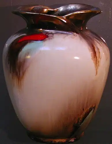 Vase 1956 von Bremer &amp;Schmidt*Goldrand*17/13/11 cm