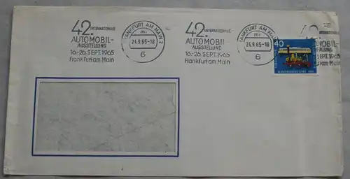 Bundesrep. Deutschland 1965 Nr 472 Sonderstempel Brief 10