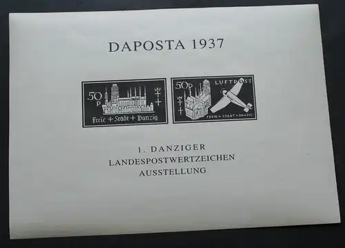 Deutsches Reich 1937 Nr Michel Block 1 + 2. Postfrisch / ** 18