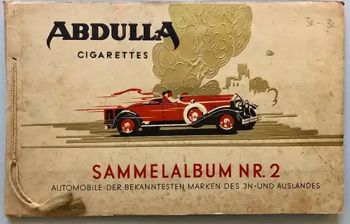 ABDULLA Sammelalbum Nr. 2 - Automobile der bekanntesten Marken des In- und Auslandes