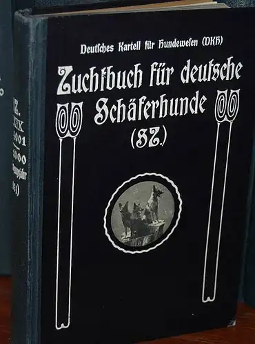 Zuchtbuch für Deutsche Schäferhunde (SZ). Band XXIX (414001 - 428000). (Eintragungsjahr 1931). Geführt und im Selbstverlag herausgegeben vom Verein für Deutsche Schäferhunde (SV) Sitz Berlin, Zuchtbuchamt des SV, Augsburg.. Deutsches Kartell für...