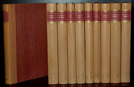 Schillers Werke in zehn Bänden. Herausgegeben und mit jeweils einem Vorwort versehen von Ernst Jenny.