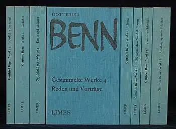 Gesammelte Werke in acht Bänden. Herausgegeben von Dieter Wellershoff. Benn, Gottfried