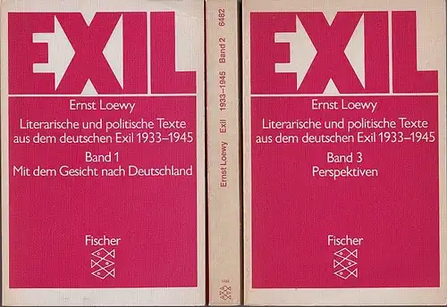 Exil. Literarische und politische Text aus dem deutschen Exil 1933 - 1945. Drei Bände (vollständig). Loewy, Ernst