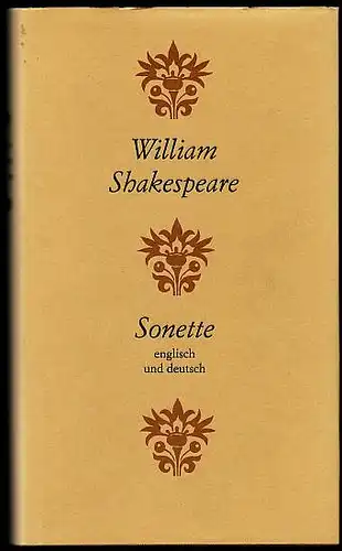 Shakespeare, William: Sonette. Englisch und deutsch. Aus dem Englischen übertragen von Gottlob Regis. 