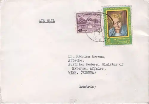 Air mail , Attache, Austrian Federal Ministry of External Affairs