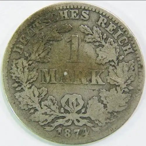 1 mark 1874 c deutsches reich