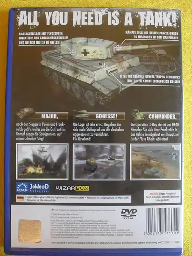 Panzer Elite Action - Fields of Glory // PS 2 // Perfekter Zustand