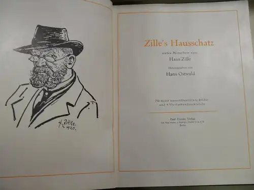Hans Ostwald - Zille s Hausschatz / 1931