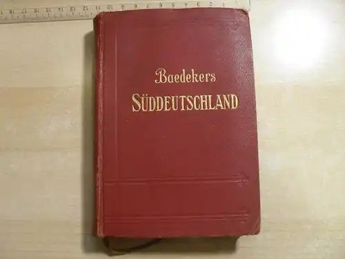 Baedekers Süddeutschland jahr 1929