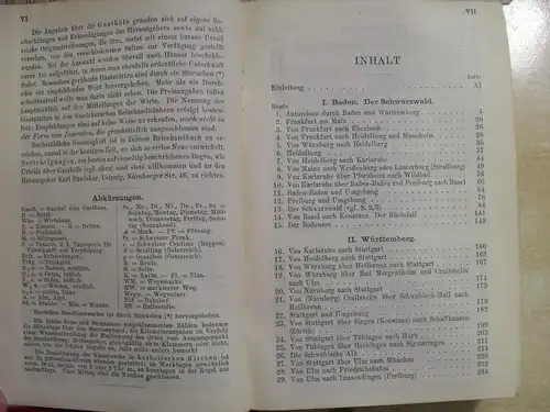 Baedekers Süddeutschland jahr 1929