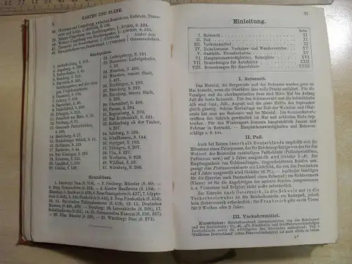 Baedekers Süddeutschland jahr 1929