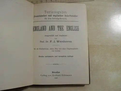 F. J. Wershoven - England and the English / 1907