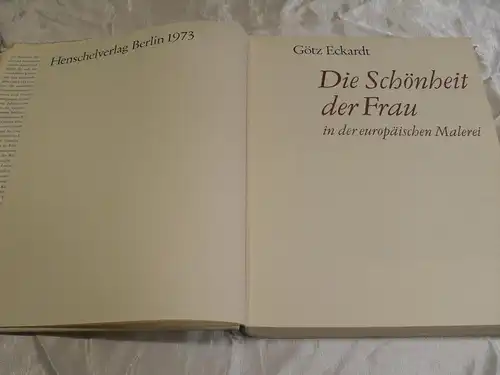 G. Eckardt - Die Schönheit der Frau in der europäischen Malerei