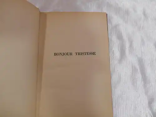 F. Sagan - Bonjour Tristesse